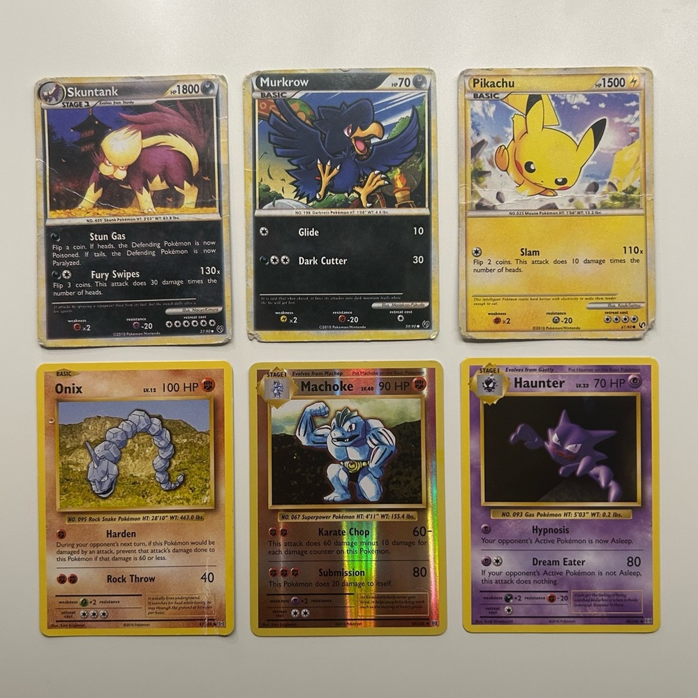 2010 Undaunted & 2016 Evolutions Pokemon Card Lot
